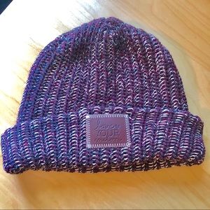 Maroon Love Your Melon Capped Beanie